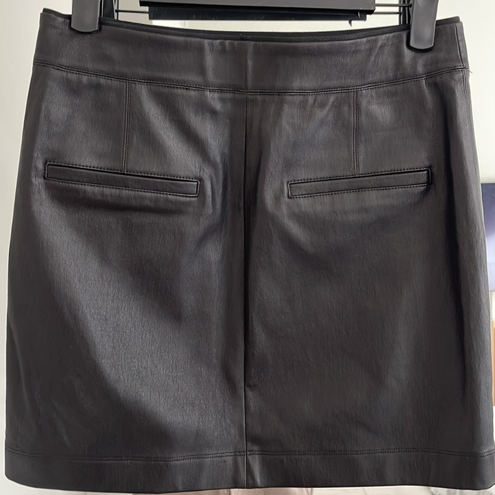 Helmut Lang Leather Mini Skirt - Picture 4 of 6